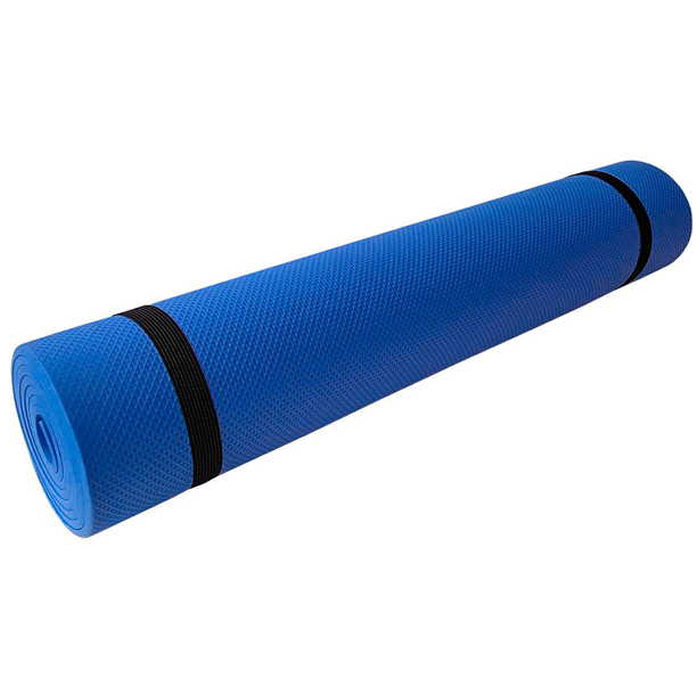 Коврик для йоги SPORTEX (ЭВА, 173х61х0,3 см) (синий)