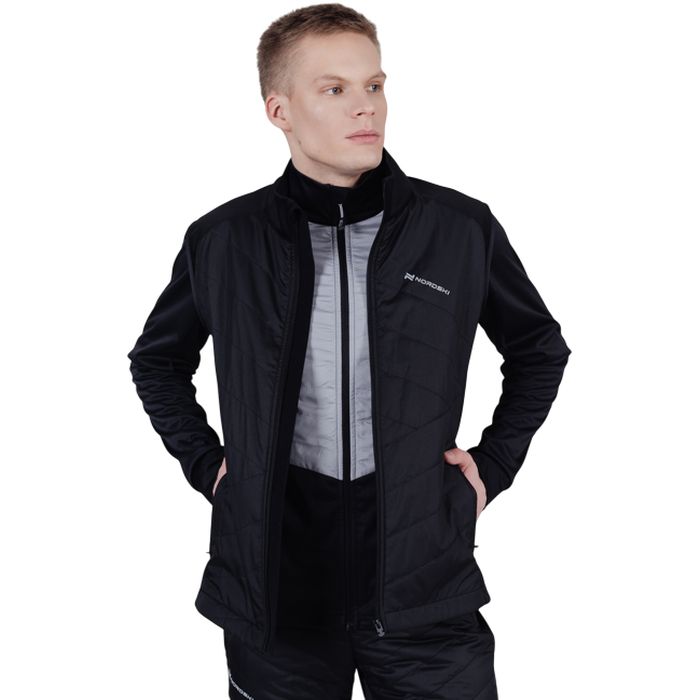 Жилет разминочный NORDSKI Hybrid (черный)