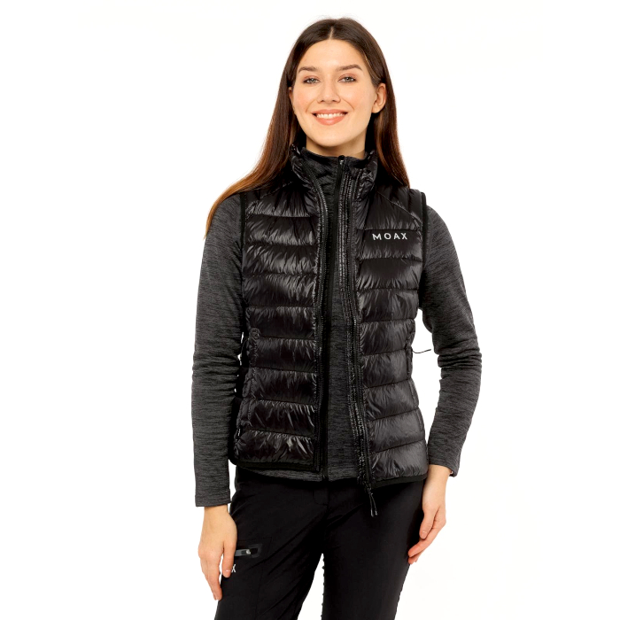 Жилет утепленный женский MOAX Igora Light Pack (черный)