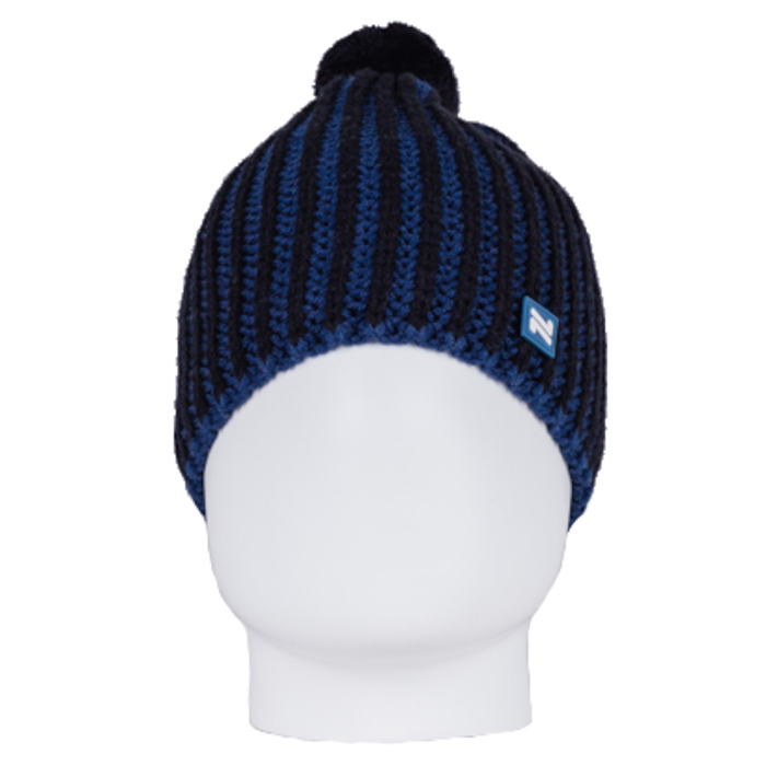 Шапка вязаная NORDSKI Wool (черный/синий)