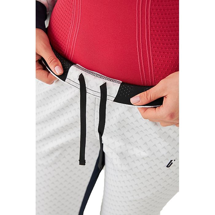 Брюки разминочные женские BIVIUM Баланс (белый/синий)