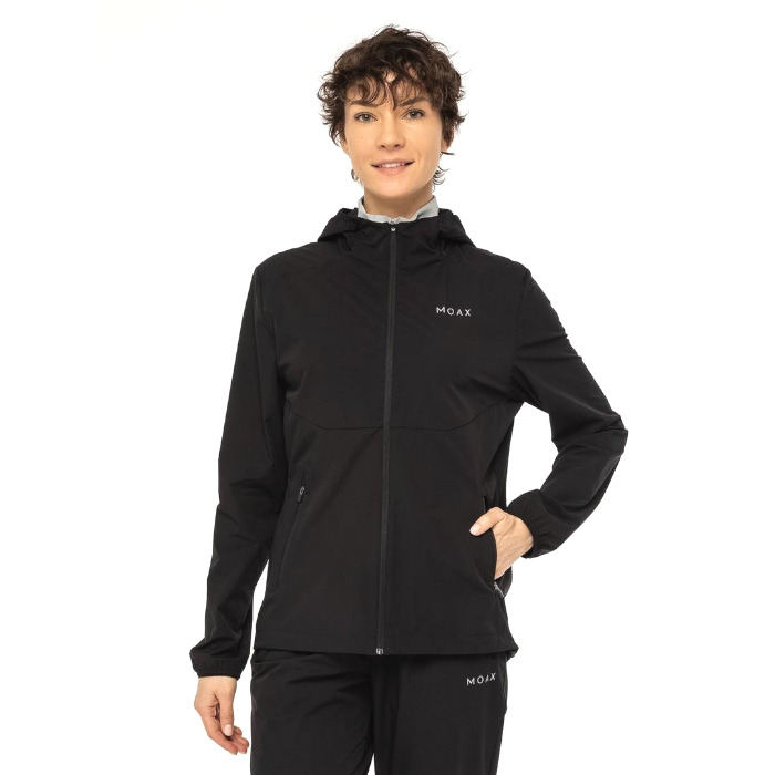 Куртка разминочная женская MOAX Core (черный)