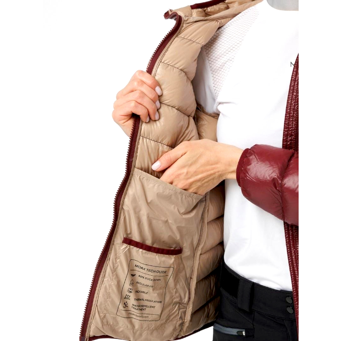 Куртка утепленная женская MOAX Igora light 2.0 (бордовый)