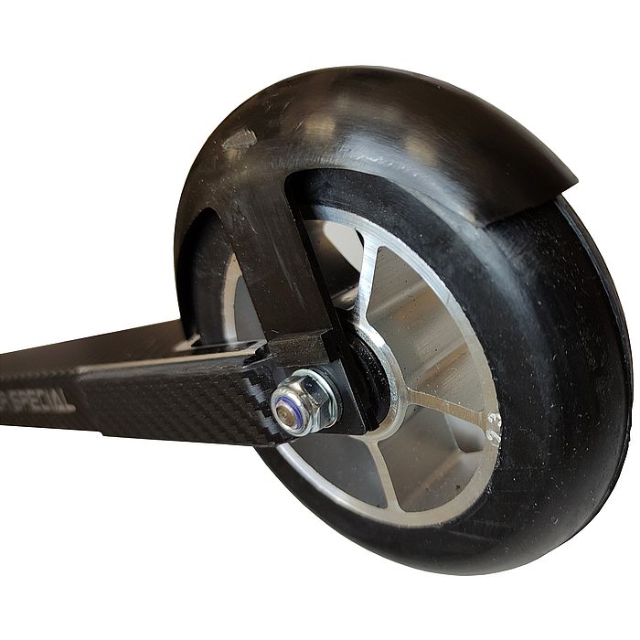 Лыжероллеры FFS Коньковые SK Medium (№ 2.3/медленные) (черный)