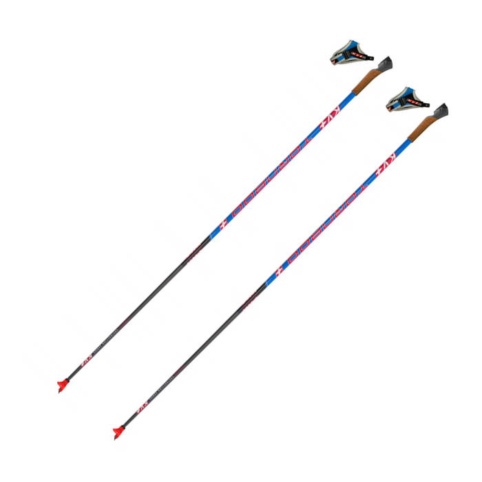 Лыжные палки KV+ (22P004Q) Tornado QCD (Карбон 100%) (голубой)