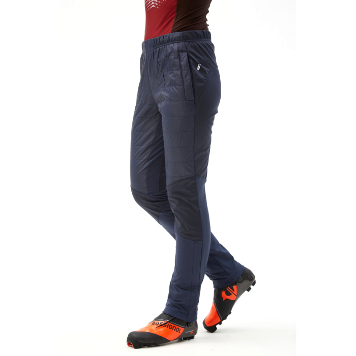 Брюки разминочные женские BIVIUM Классик (синий/белый)