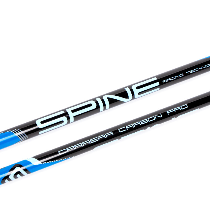 Лыжные палки SPINE (10016) Carrera Carbon (Карбон 100%) (синий)