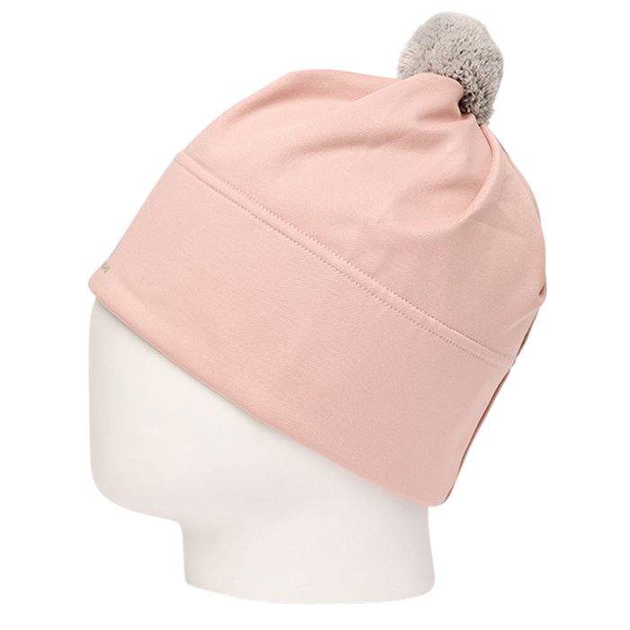 Шапка NORDSKI Train (помпон) (розовый)