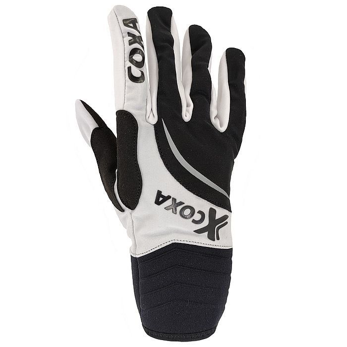 Перчатки лыжные COXA Racing Gloves (белый/черный)