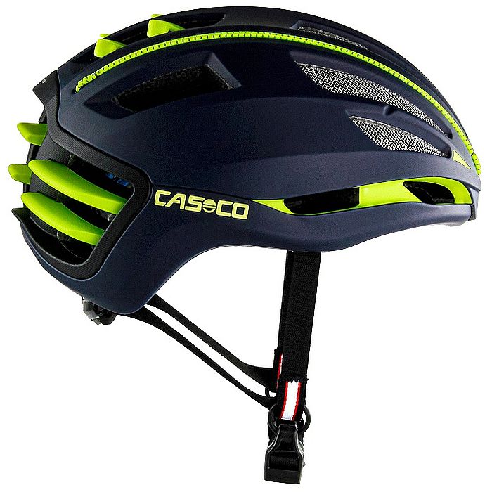 Шлем для велосипеда CASCO SPEEDairo 2 (без визора) (синий/желтый)