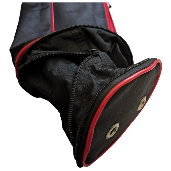 Чехол для беговых лыж SKI TIME XC на 2 пары (черный/красный)