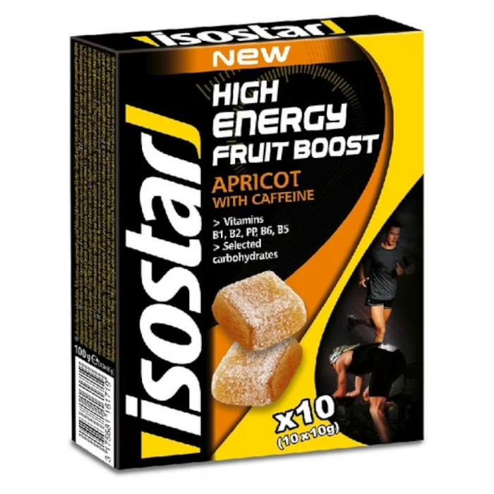 Энергетическая конфета ISOSTAR Energy Fruit Boost (Абрикос) 10х10 гр.