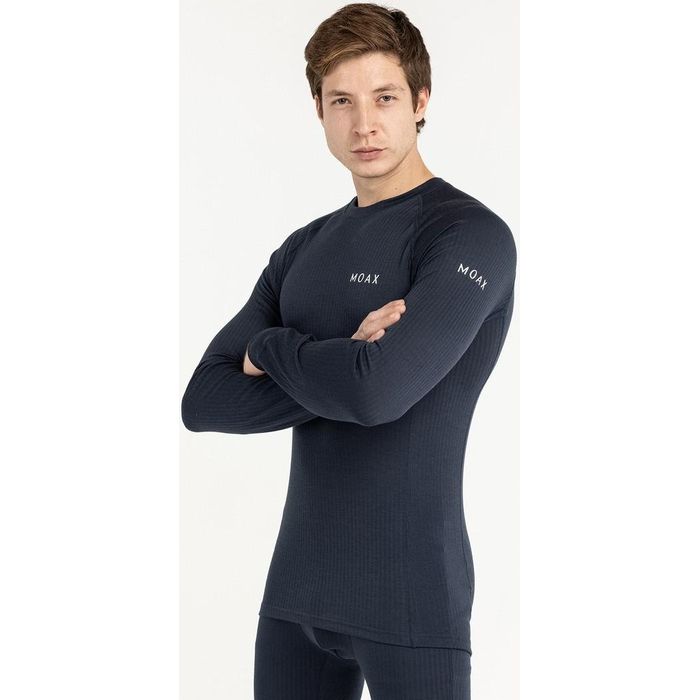 Термобелье мужское (верх) MOAX Race LS (темно-синий)