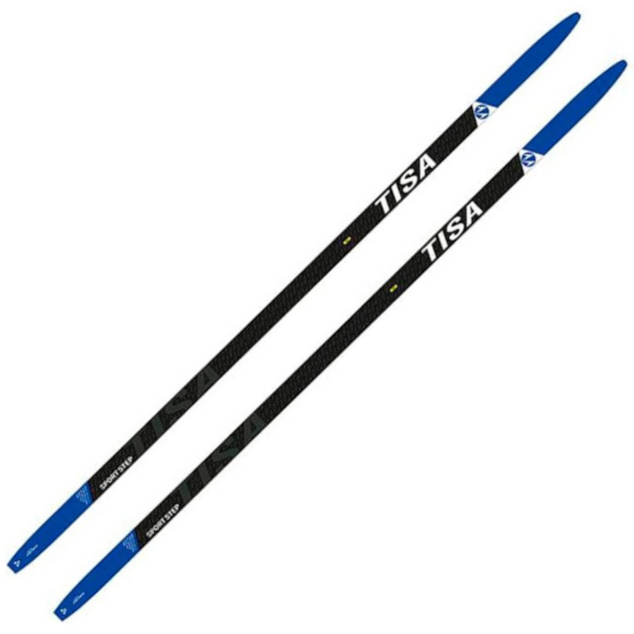 Лыжи беговые TISA Sport Step Blue (черный/синий)