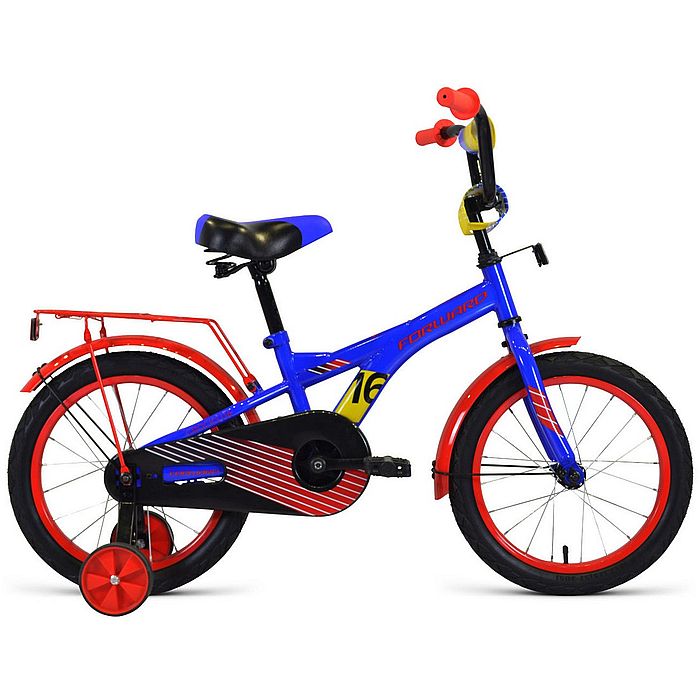Велосипед FORWARD Crocky 16 (синий/красный) (20-21)