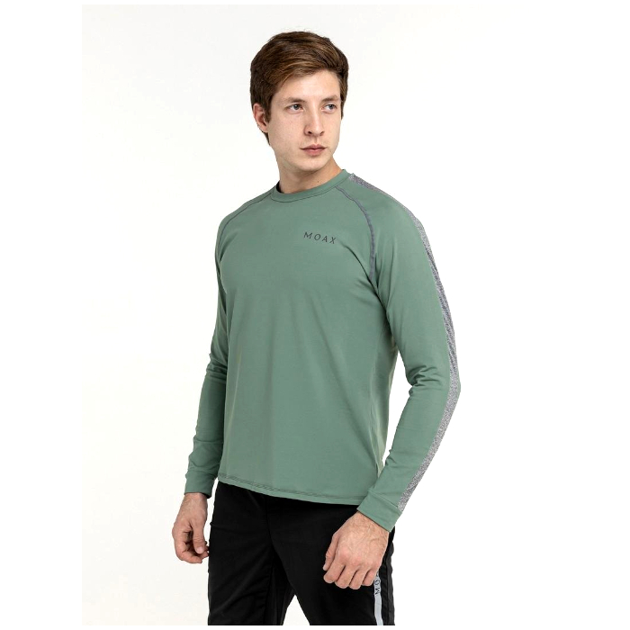 Лонгслив MOAX Uhta Crew (зеленый)