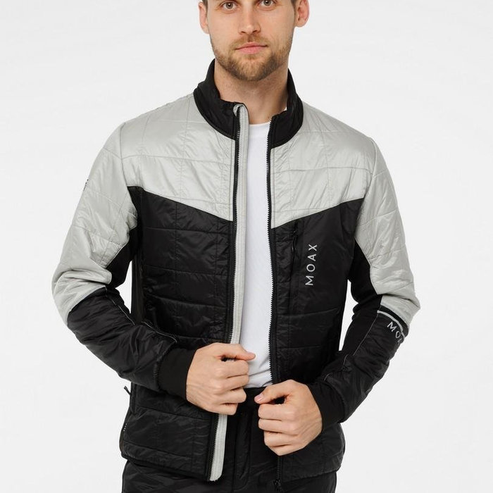 Куртка разминочная MOAX Royal (серый/черный)