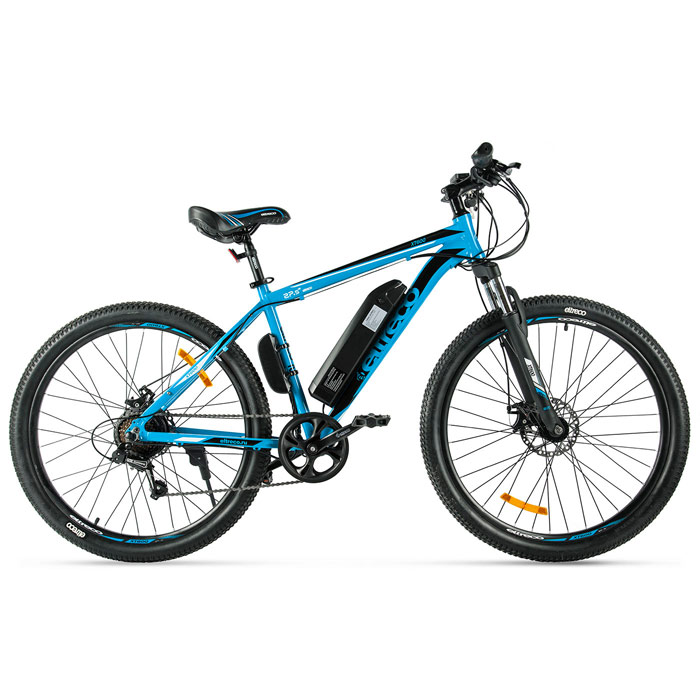 Электровелосипед ELTRECO XT 600 350 Wh (голубой) (2020)