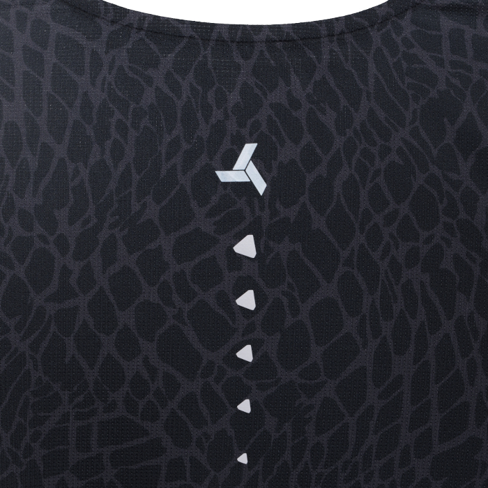 Футболка для бега мужская SPINE Running (черный)