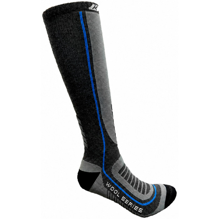 Носки лыжные KV+ Nordic Step Wool (Long) (черный/серый)