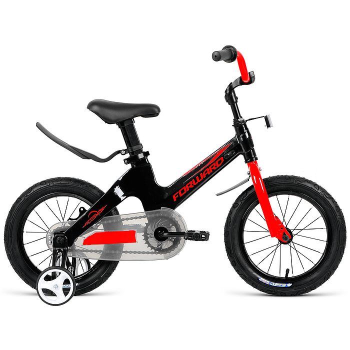 Велосипед FORWARD Cosmo 12 (черный/красный) (20-21)