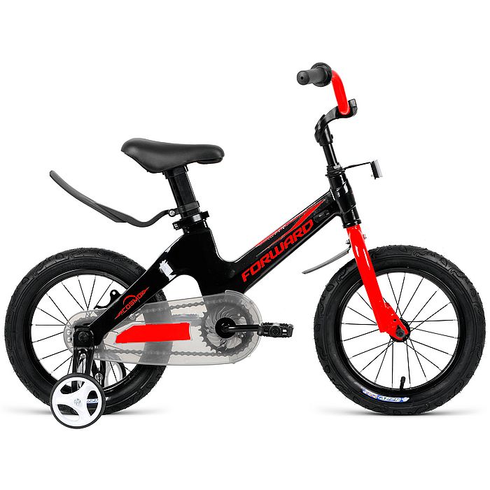 Велосипед FORWARD Cosmo 14 (черный/красный) (20-21)