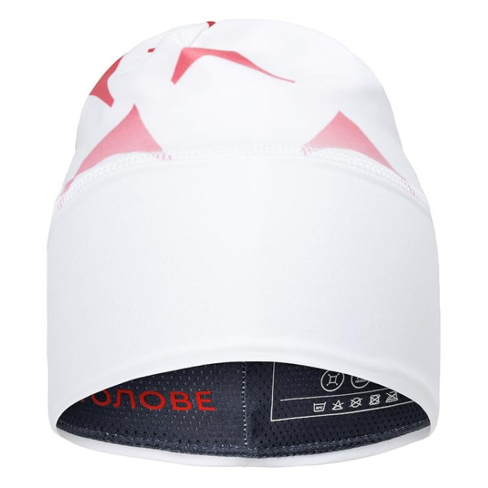 Шапка гоночная BIVIUM Энергия 3.0 (белый/красный)