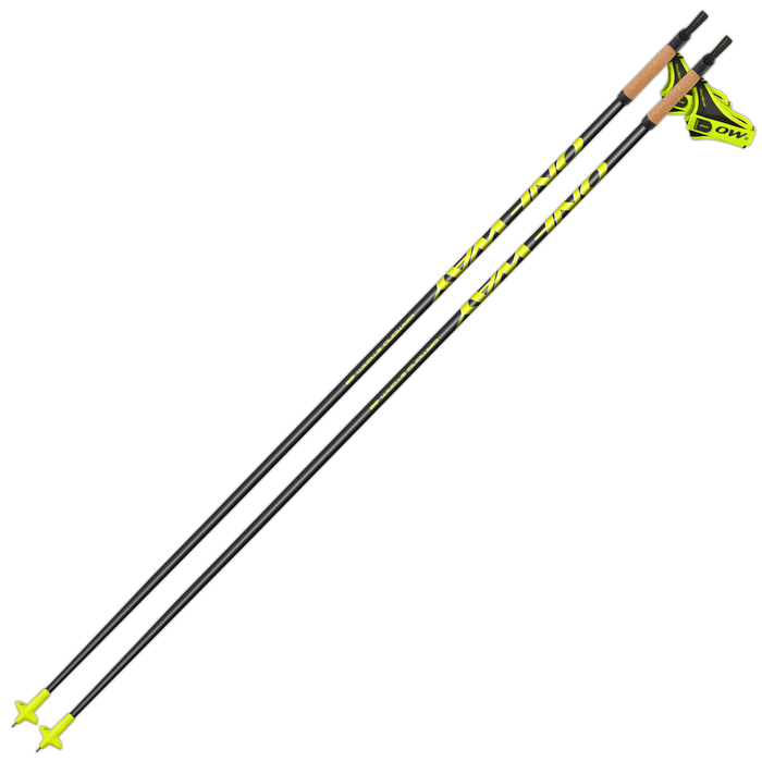 Лыжные палки ONEWAY (OZ41019) Storm 28 (Карбон 100%) (черный/желтый)