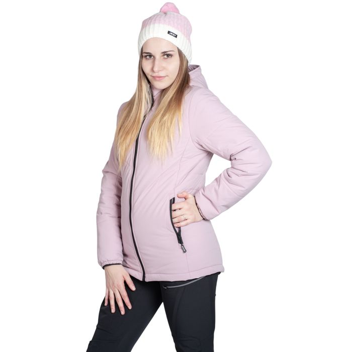 Куртка утепленная женская KV+ Levi (two sides, padded) (розовый)