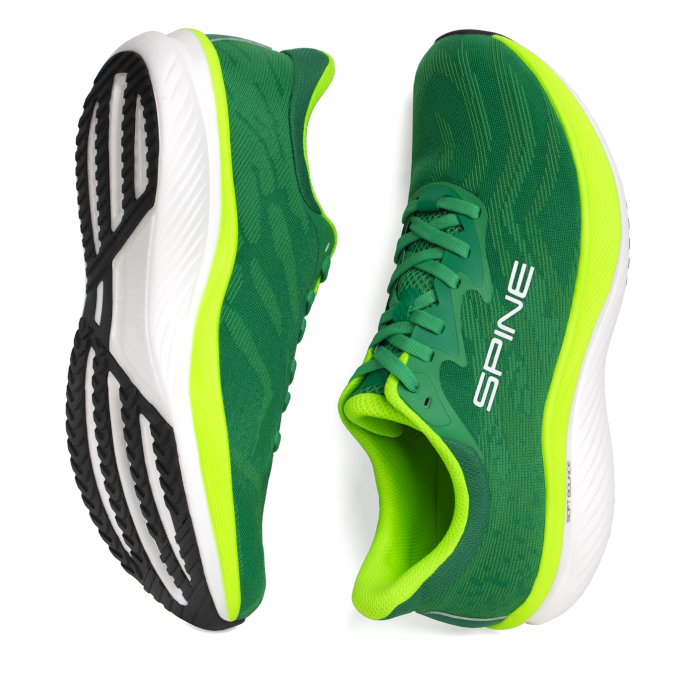 Кроссовки беговые SPINE Carbon Pro (M) (зеленый)