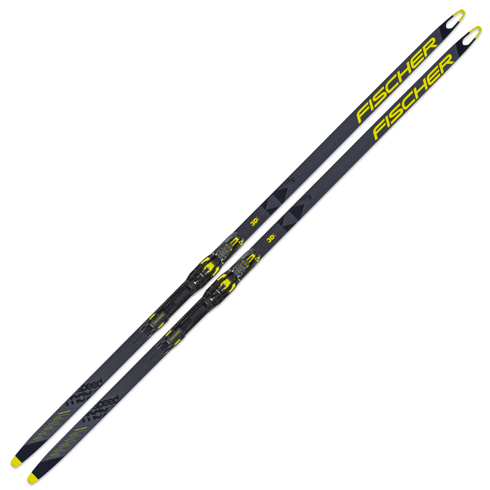 Лыжи беговые FISCHER Speedmax 3D SK Cold Medium Hole IFP (черный/желтый)