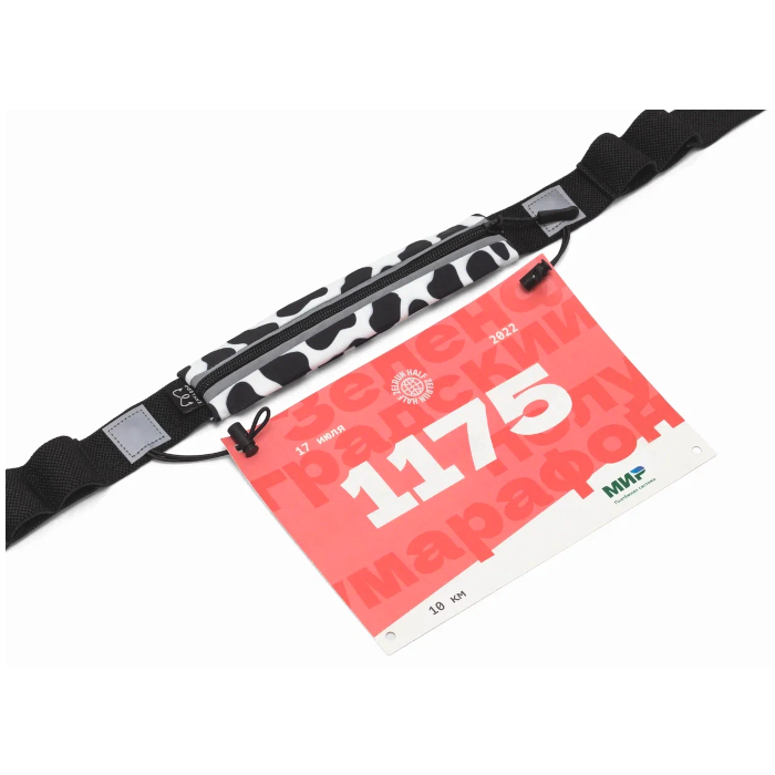 Сумка поясная ENKLEPP Run Belt Fast (белый/черный)
