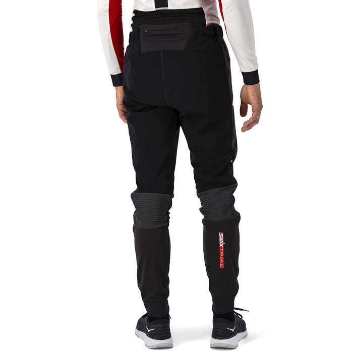 Брюки разминочные SWIX Triac Neo Shell (черный/красный)