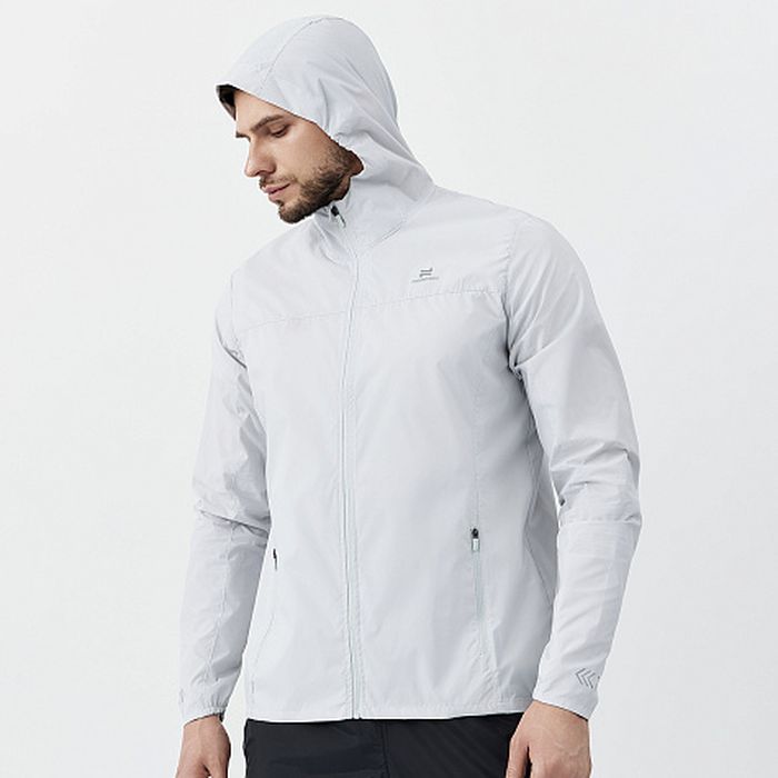 Ветровка для бега NORDSKI Rain (светло-серый)