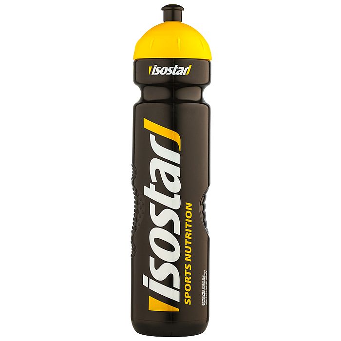 Фляга для питья ISOSTAR с клапаном (черный/желтый) 1000 мл.