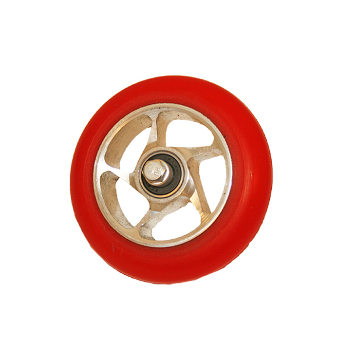 Колесо коньковое ELVA для лыжероллеров (Ø100 мм., полиуретан) (красный)