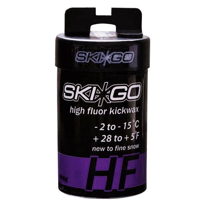 Мазь держания SKIGO HF Kickwax Violet (новый снег) (-2°С -15°С) 45 г.