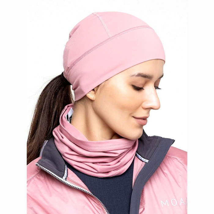 Шапка MOAX Tista Pony Tail с отверстием (розовый)