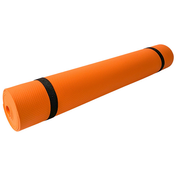 Коврик для йоги SPORTEX (ЭВА, 173х61х0,4 см) (оранжевый)