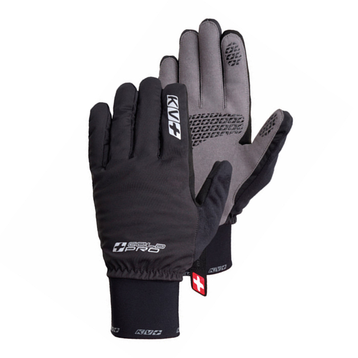 Перчатки лыжные KV+ XC Cold pro, pro-wind-tech, without flap (черный)