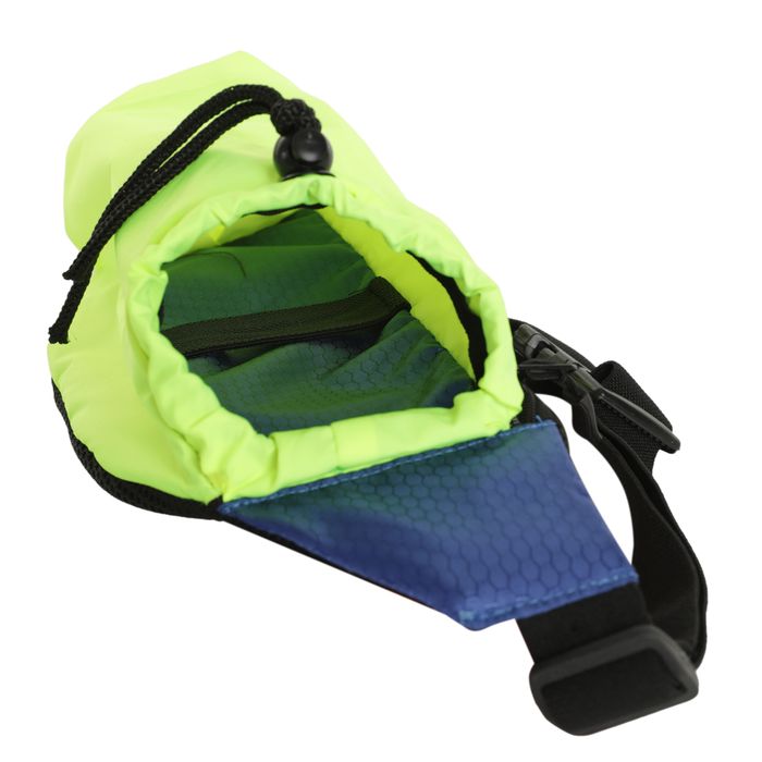 Подсумок для бегуна POWERUP с карманом для бутыли (синий)