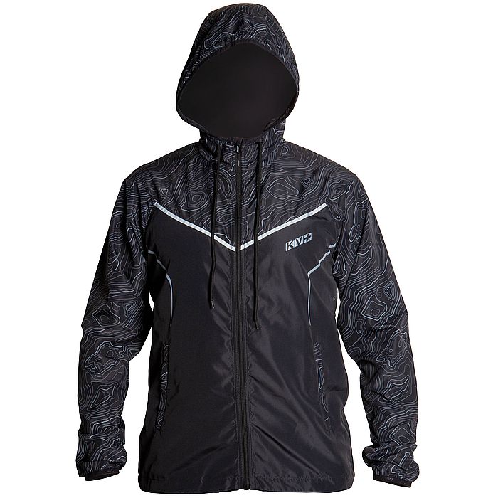 Ветровка для бега KV+ Breeze Wave (черный)