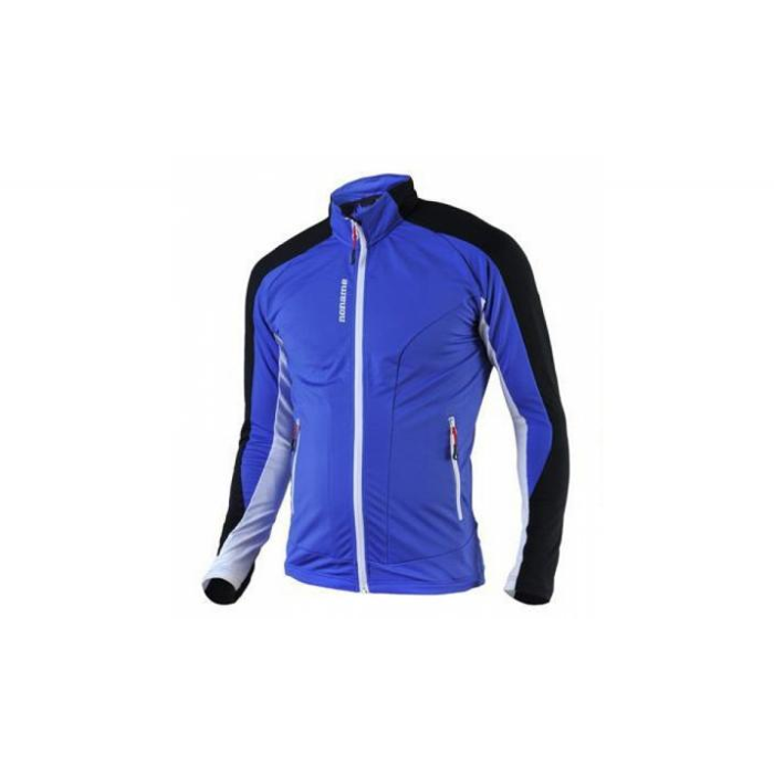 Термобелье мужское (верх) NONAME Thermo Shirt Unisex (короткая молния) (черный/синий)