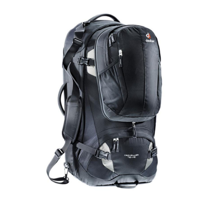 Рюкзак DEUTER Travel Traveller 70+10 (черно/серый)