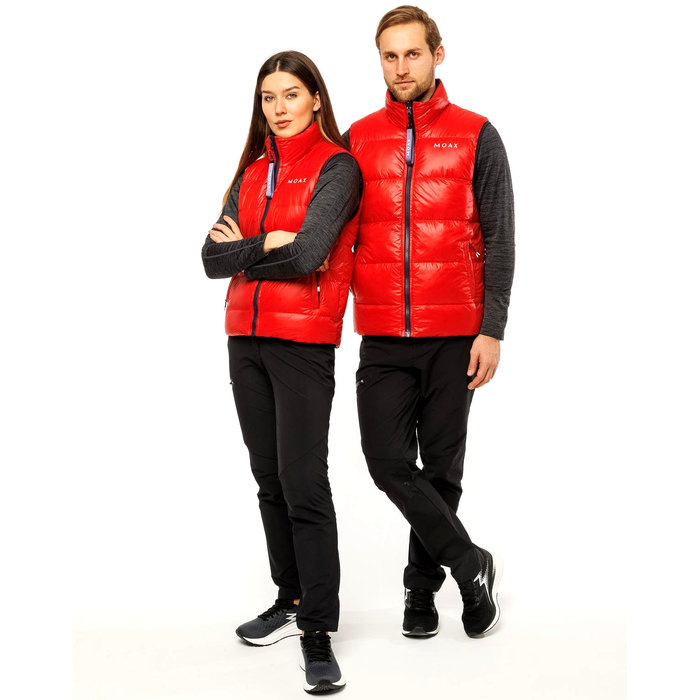 Жилет утепленный MOAX Club Duo (красный/синий)