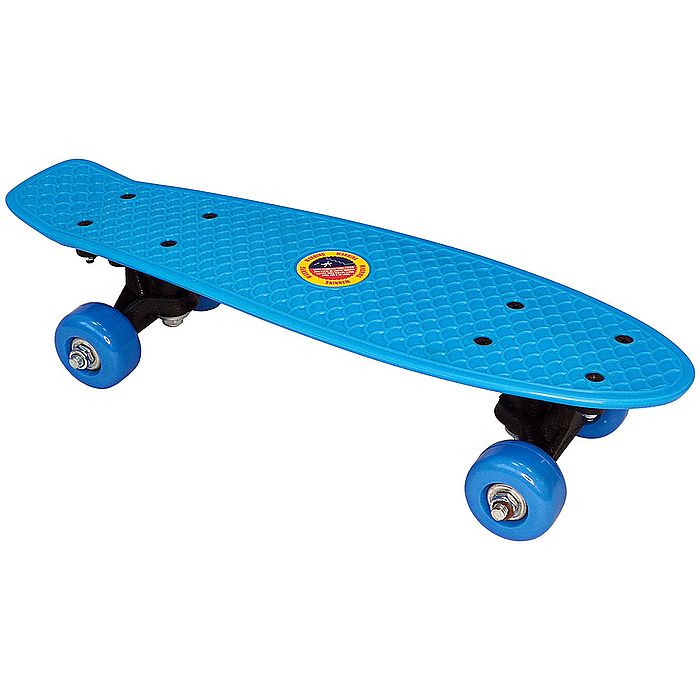 Пенни борд (скейт детский) SPORTEX SK40X (41x12 см) (синий)