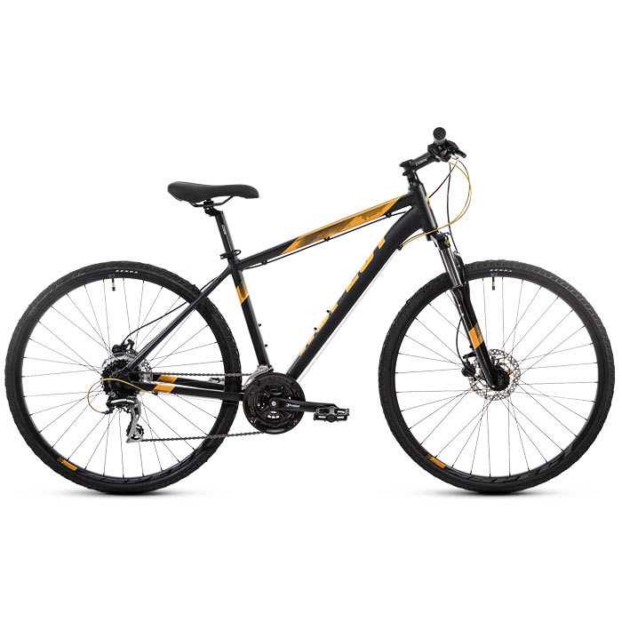 Велосипед ASPECT EDGE (черно/золотой) (2020)