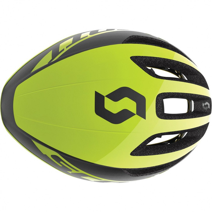 Шлем для лыжероллеров SCOTT Cadence Plus (US:55-59) (черный/желтый)