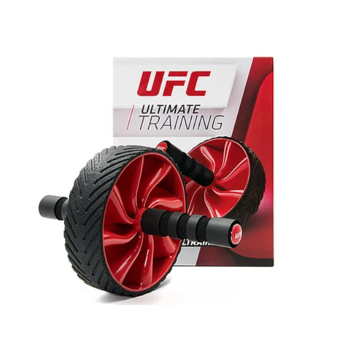 Ролик гимнастический UFC 17D (черный/красный)