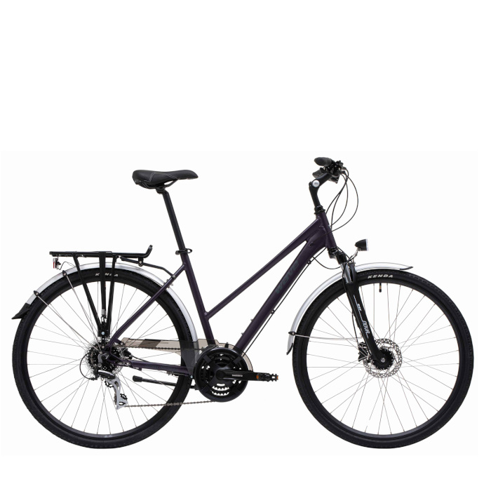 Велосипед городской WELT Wave (темно-фиолетовый)